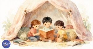 قصص أطفال قصيرة مكتوبة وهادفة — أكاديمية إشراقة